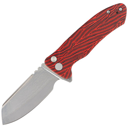 KUBEY Creon S preklopni nož - Damascus & Red