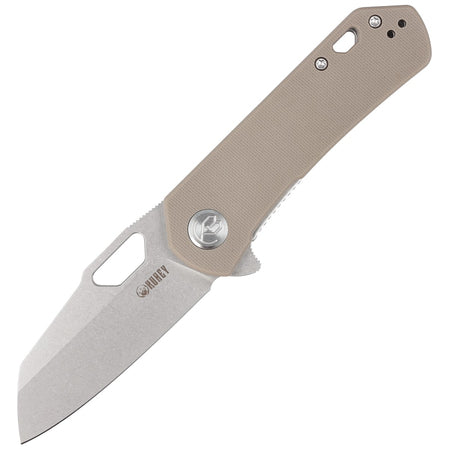 KUBEY Duroc preklopni nož Tan G10