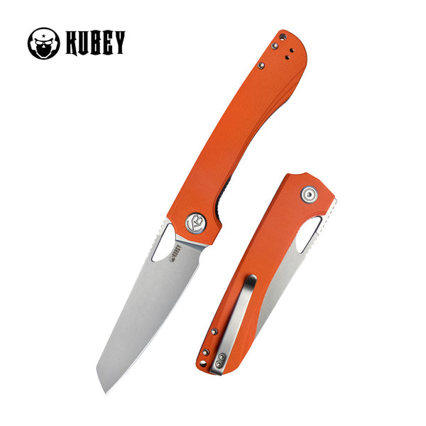 KUBEY Elang preklopni nož oranžen G10