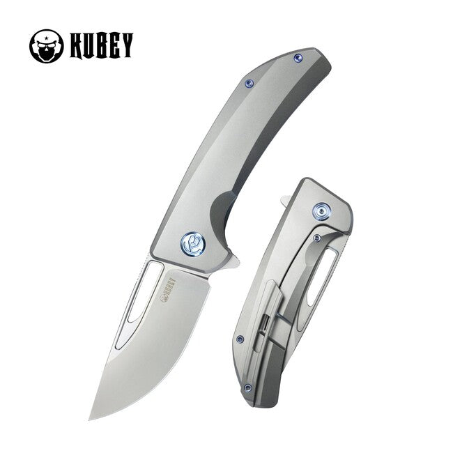 KUBEY Hyperion preklopni nož Silver Titan