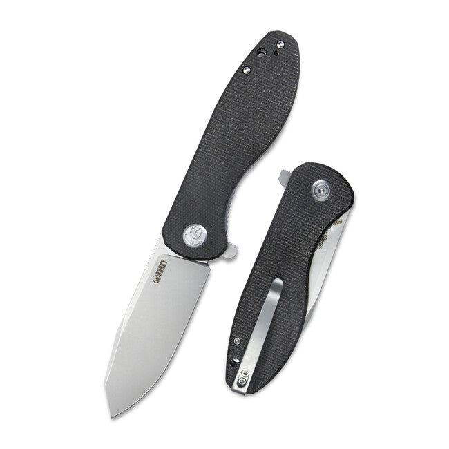 KUBEY Master Chief preklopni nož Black Micarta