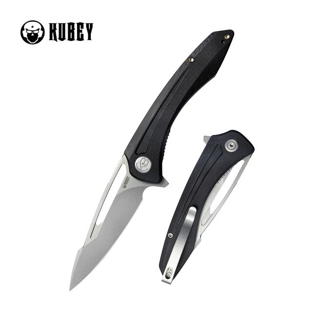 KUBEY Merced preklopni nož črn G10