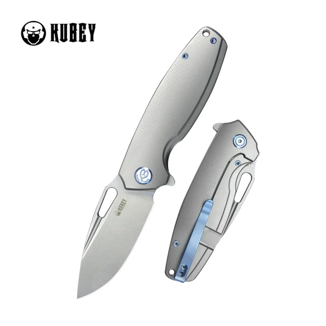 KUBEY Tityus preklopni nož ContouRed Titanium