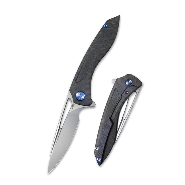KUBEY Velocé preklopni nož Flame Titanium