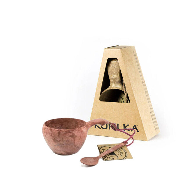 KUPILKA 21 Classic lonček s žličko cup, rdeča