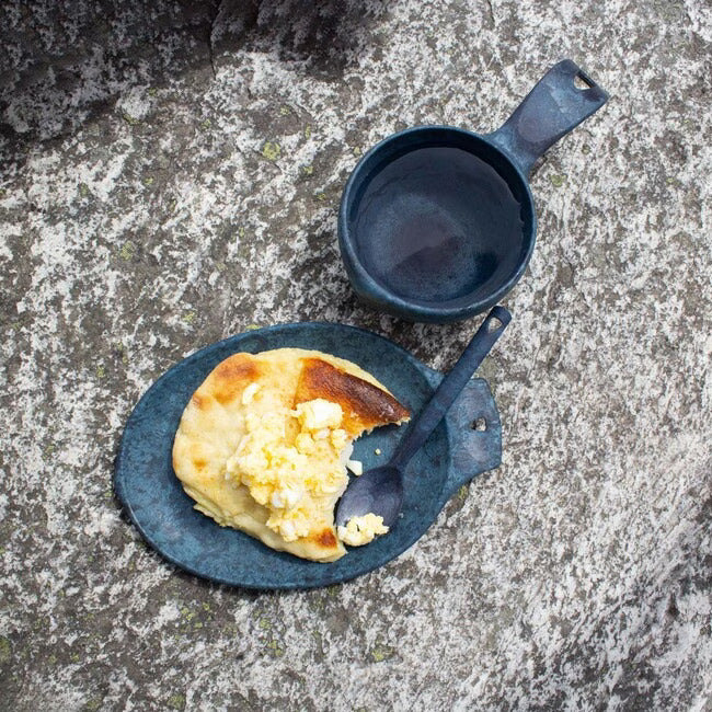 Kupilka Cup with Spoon and Plate, 210 ml, Black