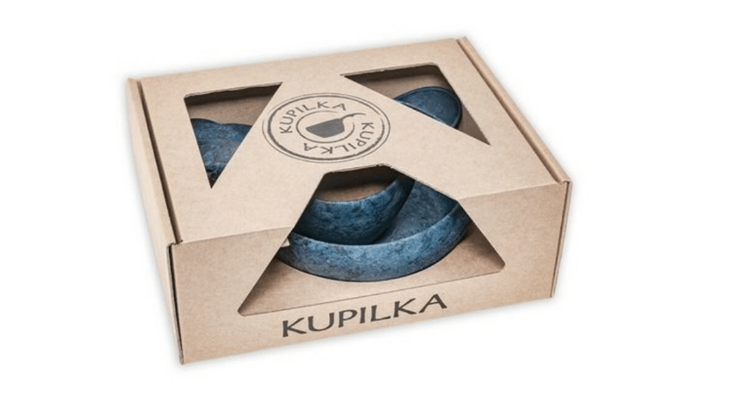 Kupilka Junior SET komplet pribora za izlete, modra