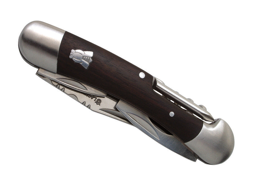 Laguiole DUB093 Multi-Function Knife, Black Stamina Handle