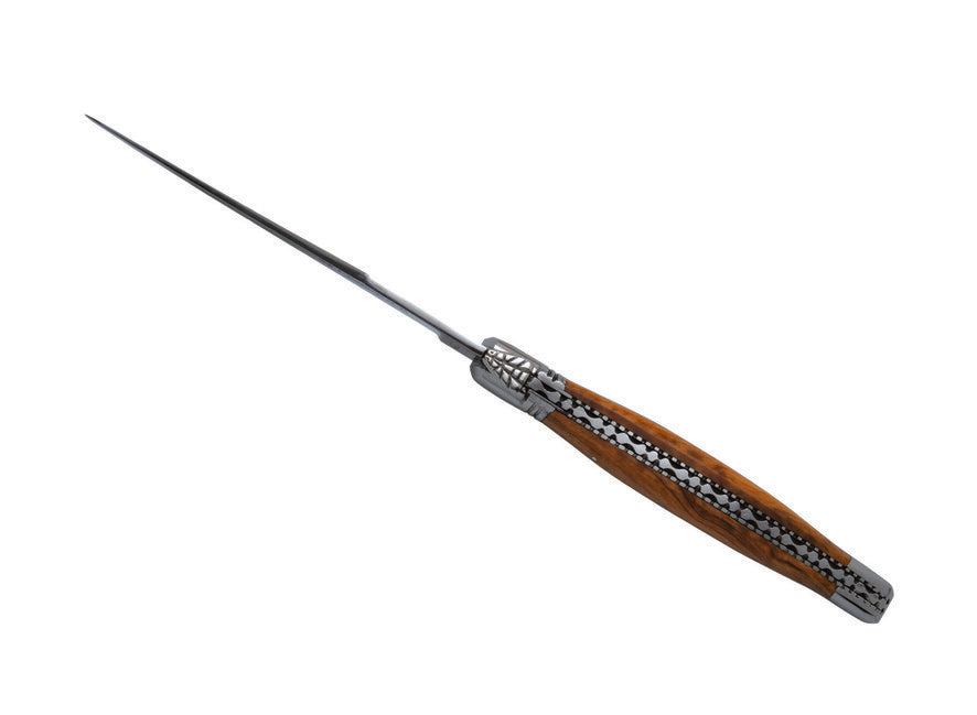 Laguiole DUB101 nož za pečenek, rezilo 11,5 cm, jeklo 420, ročaj jesenov les