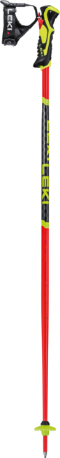 LEKI WCR Lite SL 3D smučarske palice, svetlo rdeča-črna-neon rumena