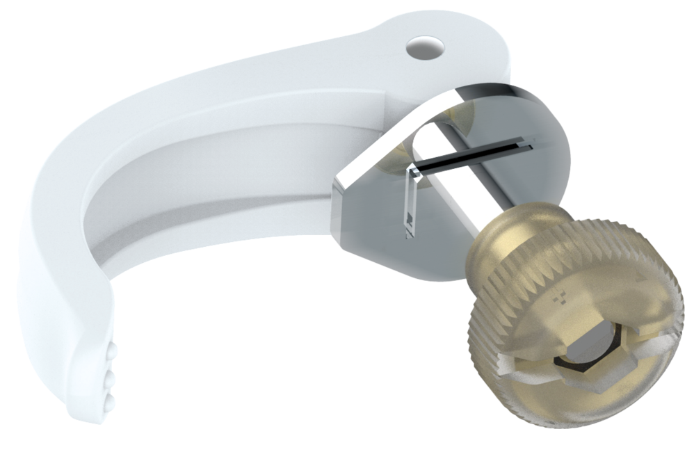 LEKI Speed Lock 1 Lever ανταλλακτικό εξάρτημα, λευκό, 18|16 mm