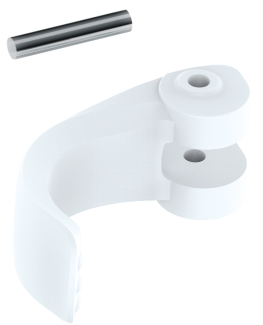 LEKI Speed Lock + αντικατάστασης εξάρτημα 2+ Lever, λευκό, 14|12 mm
