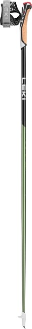 LEKI Flash Carbon Ραβδοί Nordic Walking, πράσινο μεταλλικό-μαύρο-νέον κίτρινο