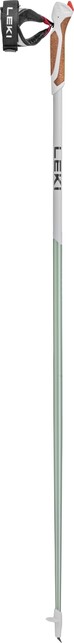 LEKI Passion Nordic Walking Poles, Smoke Green-White-Dark Anthracite