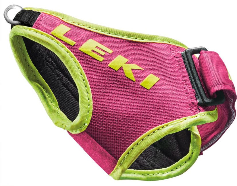 LEKI Trigger Shark Frame Strap S/M/L, Pink-Lime
