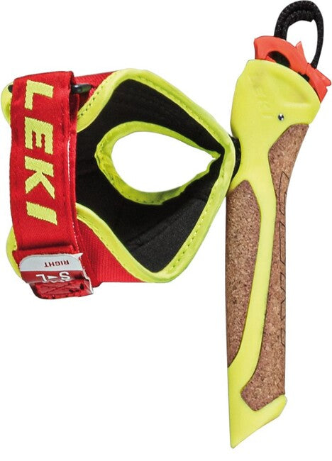 LEKI Nordic Shaft FRT4 16.5mm, Neon Yellow/Brown