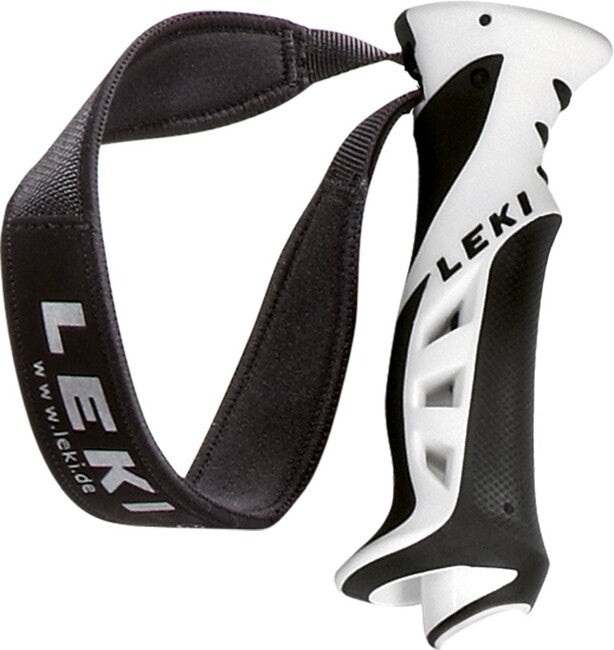 LEKI ročajiPAS-V2 z zanko LSS-N Soft 18 mm, bela/črna