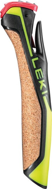 LEKI Nordic Shark Cork ročaji 16,5 mm, neonsko rumena/črna