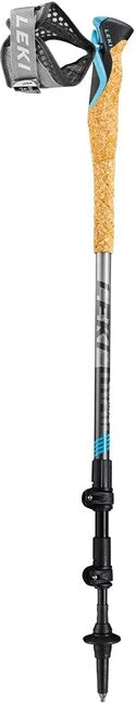 LEKI Cross Trail TA smučarske palice, temno antracit-svetlo antracit-svetlo modra, 100 - 135 cm