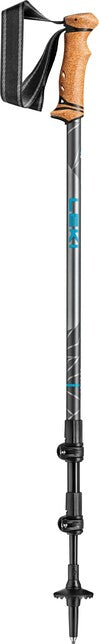 LEKI Legacy smučarske palice, kovinska, petrolej, temno siva, 110 - 145 cm