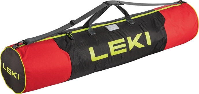 LEKI Stick Bag, Red-Black-Neon Yellow, 140 cm