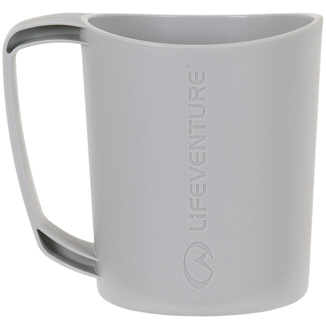 Lifeventure Ellipse Big Mug lonček 450 ml, svetlo siva