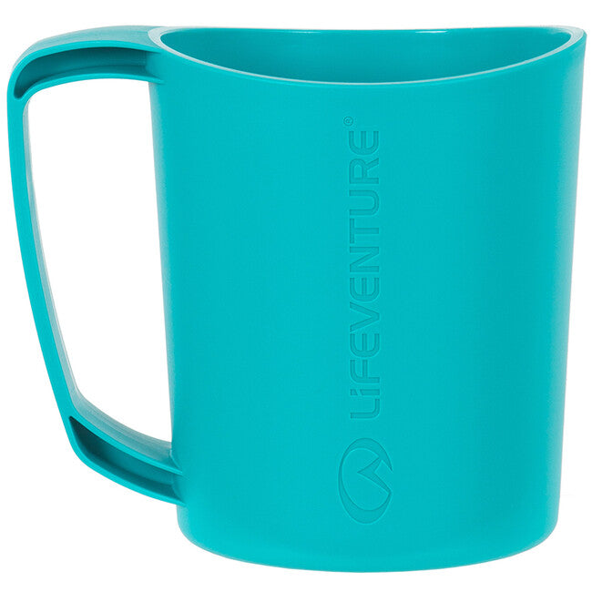 Lifeventure Ellipse Big Mug plastični kozarec 450 ml, turkizen