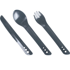Lifeventure Ellipse pribor plastičen Cutlery Set, grafitna