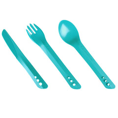 Lifeventure Ellipse pribor Cutlery Set plastičen, teal