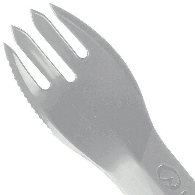 Lifeventure Ellipse Spork pribor plastičen, svetlo siv