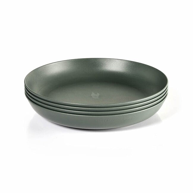 LIGHT MY FIRE RamenPlate komplet za bioplastične krožnike 4 kosi, zelena