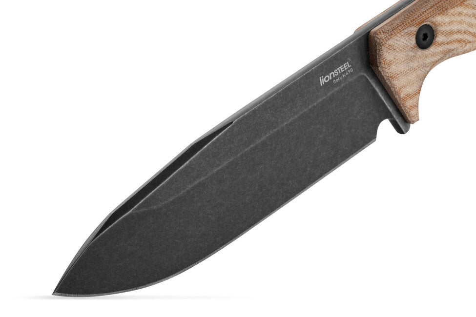 Lionsteel T6B CVN dolga bodala s ročajem iz micarty