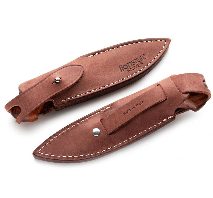 Lionsteel WILLY WL1 nož s fiksnim rezilom in ročajem iz lesa santos