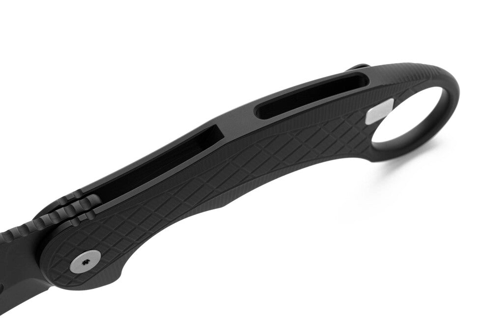Lionsteel L.E. ONE 1 A BB Μαχαίρι KARAMBIT Μαύρο/Chemical Black, ανάπτυξη σε συνεργασία με Emerson Design