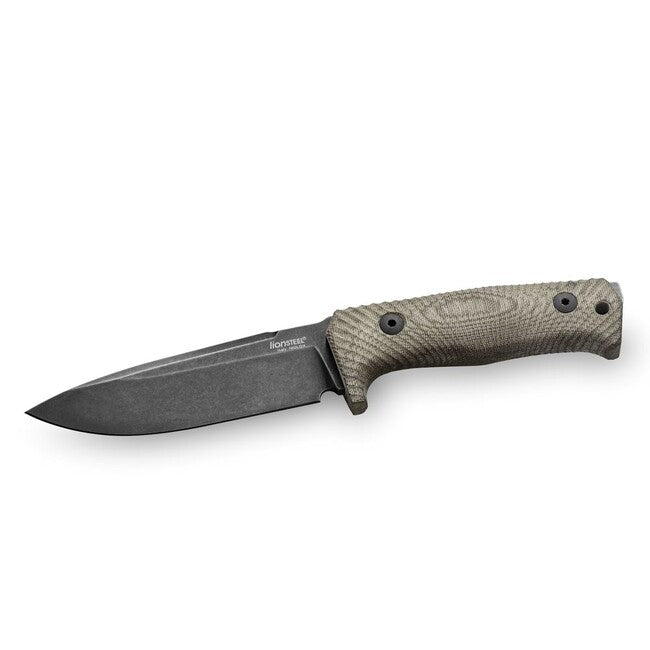 Lionsteel T5B bodalo srednje dolgo s canvas micarta ročajem, zeleno