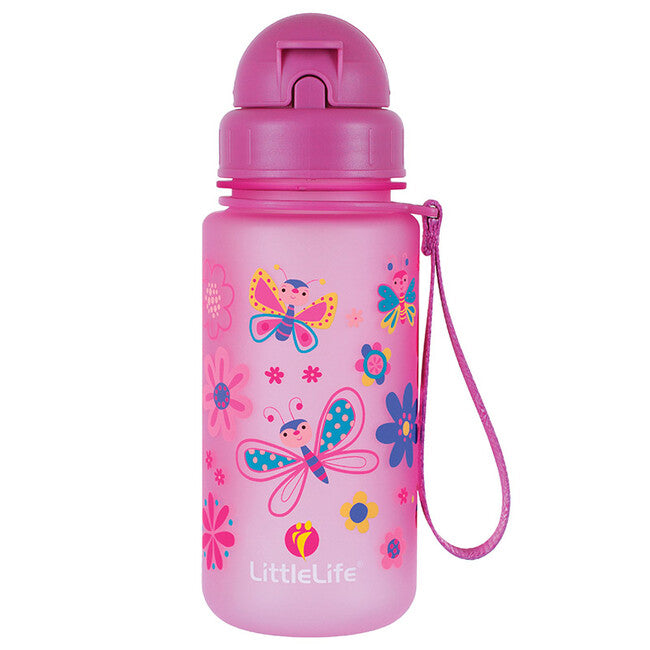 LittleLife steklenica otroška za vodo, metuljki, 400ml
