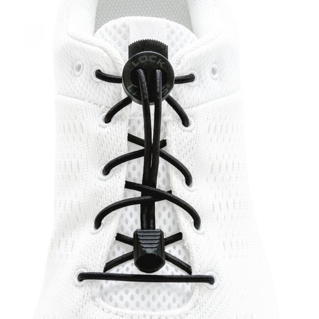 Lock Laces vezalke do čevljev, črne