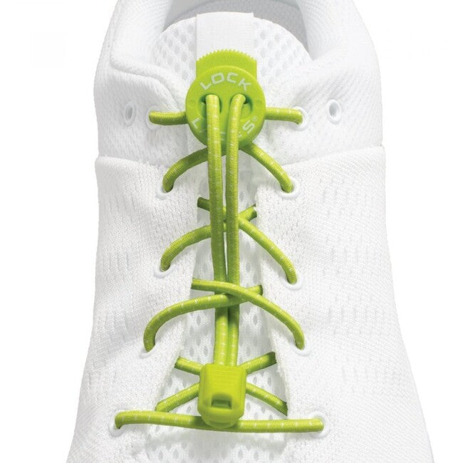 Lock Laces vezalke do čevljev, sour green apple