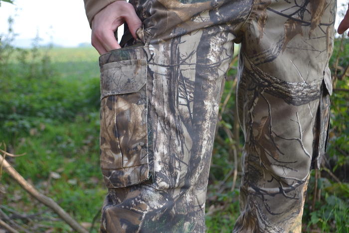 Loshan MXD hlače Real tree, temne