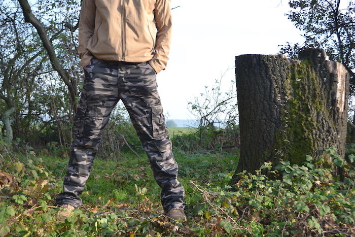 Loshan Lorenzo Pants, Camo Grey