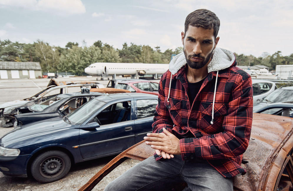Brandit Lumberjacket jakna s kapuco