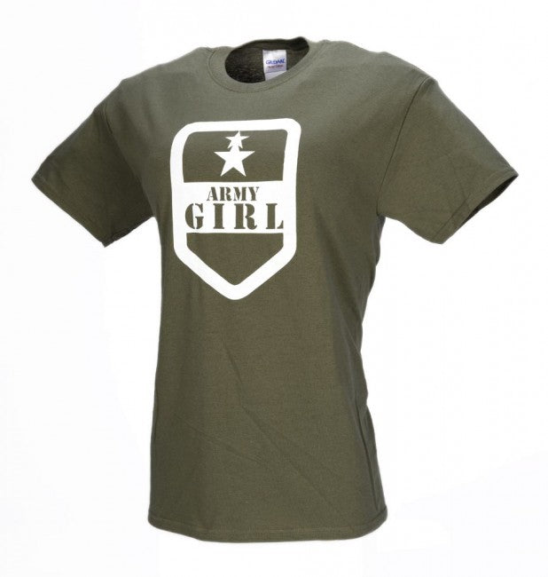 M-Tramp Army Girl majica, olivno zelena