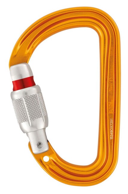 Petzl Sm'D vponka Screw-Lock s svinčevo poistko, srebrna