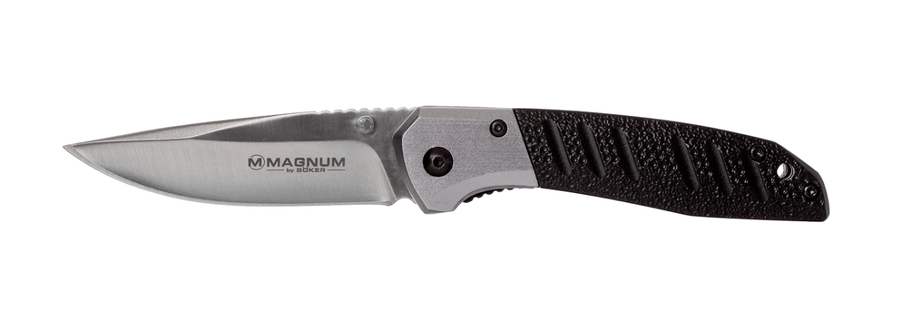 BÖKER® Magnum Advance Pro EDC Thumbstud žepni nož 8 cm, črna, aluminijast