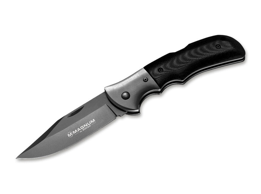 BÖKER® Magnum Gray Eminence nož Micarta, črna, 8,5 cm