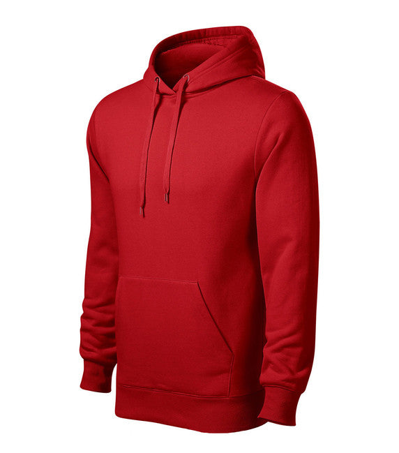 Malfini Cape pulover s kapuco 320 g/m² rdeča