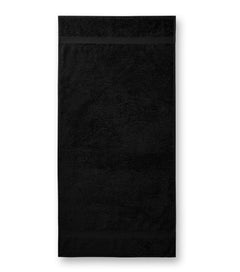 Malfini Terry Bath Towel Βαμβακερή Πετσέτα Μπάνιου 70x140cm, μαύρο