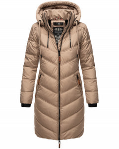 Marikoo ARMASA ženska zimska jakna, Taupe grey