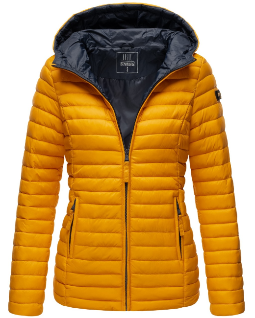 Marikoo Women's Transition Jacket Asraa with Hood, Yellow