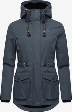 Marikoo BABETAA PRINCESS women's transitional jacket with hood, Navy